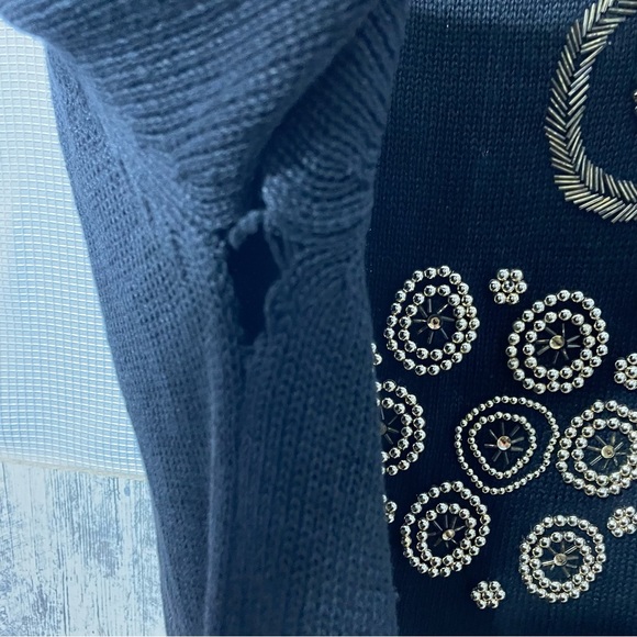 Vintage Victoria Harbour vintage 80’s beaded sweater size 2X - Picture 9 of 10